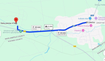Parduodamas  sklypas Šakių g., Lekėčių k., Šakių r. sav., 52.05 a ploto 11