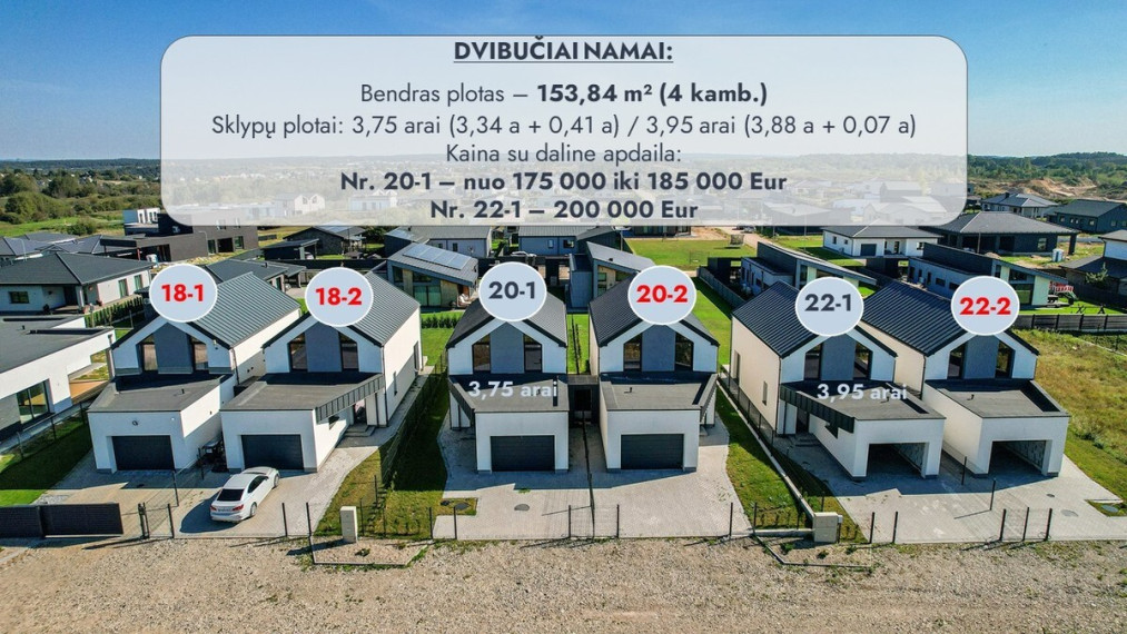 Parduodamas namas Adomo Varno g., Aukštieji Paneriai, Vilniaus m., Vilniaus m. sav., 153.84 m2 ploto, 2 aukštai 3