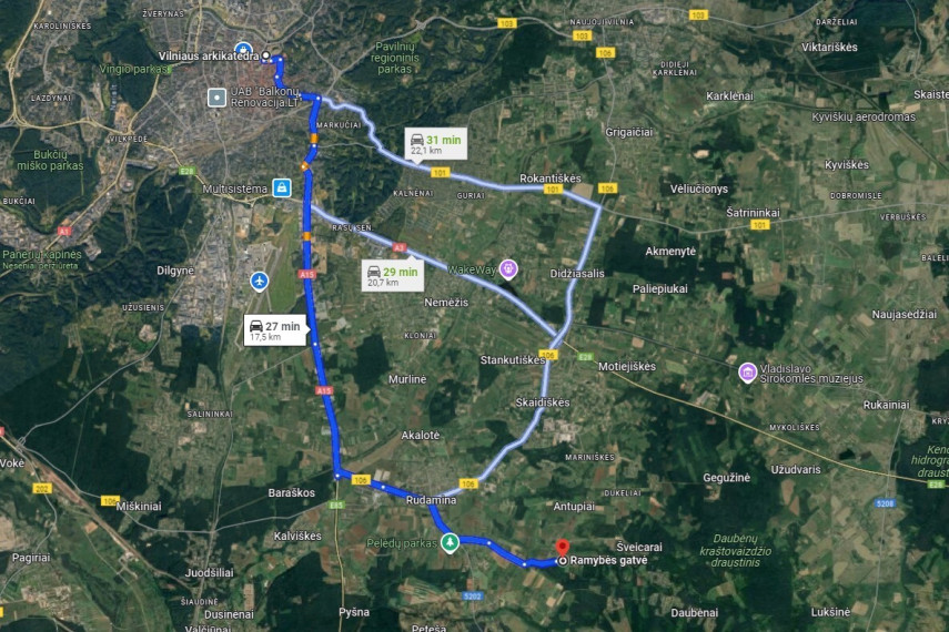 Parduodamas kitos paskirties sklypas Totoriškių k., Vilniaus r. sav., 85 a ploto 3