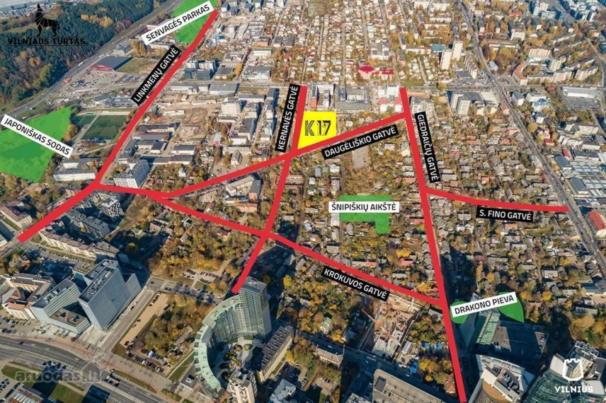 Parduodamos administracinės, gamybinės, kitos paskirties, sandėliavimo patalpos Kernavės g., Šnipiškės, Vilniaus m., Vilniaus m. sav., 138.51 m2 ploto 9