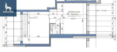 Parduodamos administracinės patalpos Kernavės g.17, Šnipiškės, Vilniaus m., Vilniaus m. sav., 178.38 m2 ploto 2