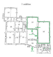 Nuomojamos administracinės, kitos paskirties patalpos Rasų g., Rasos, Vilniaus m., Vilniaus m. sav., 131.15 m2 ploto 10