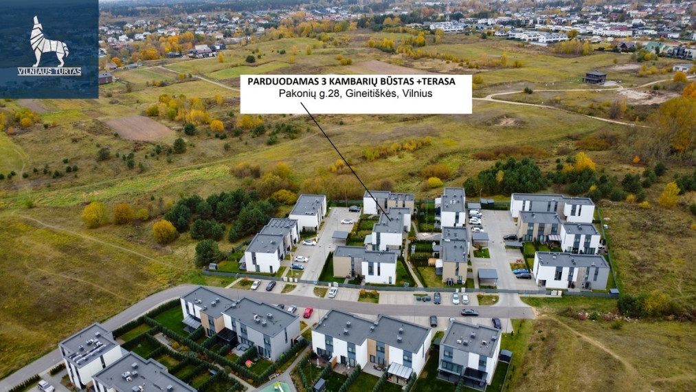 Parduodamas namas Pakonių g., Gineitiškės, Vilniaus m., Vilniaus m. sav., 58.06 m2 ploto, 2 aukštai 6