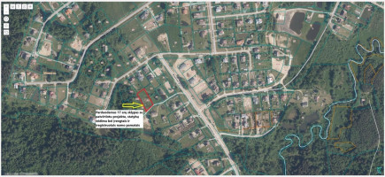 Parduodamas sklypas su projektu, statybų leidimu ir įrengtais namo pamatais Miškininkų g., Utenoje 12
