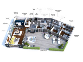 Parduodamas namas Riešės g., Sudervės k., Vilniaus r. sav., 223.76 m2 ploto, 1 aukštai 35