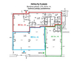 Nuomojamos maitinimo, paslaugų, prekybos, sandėliavimo patalpos Konstitucijos pr., Šnipiškės, Vilniaus m., Vilniaus m. sav., 200 m2 ploto 10