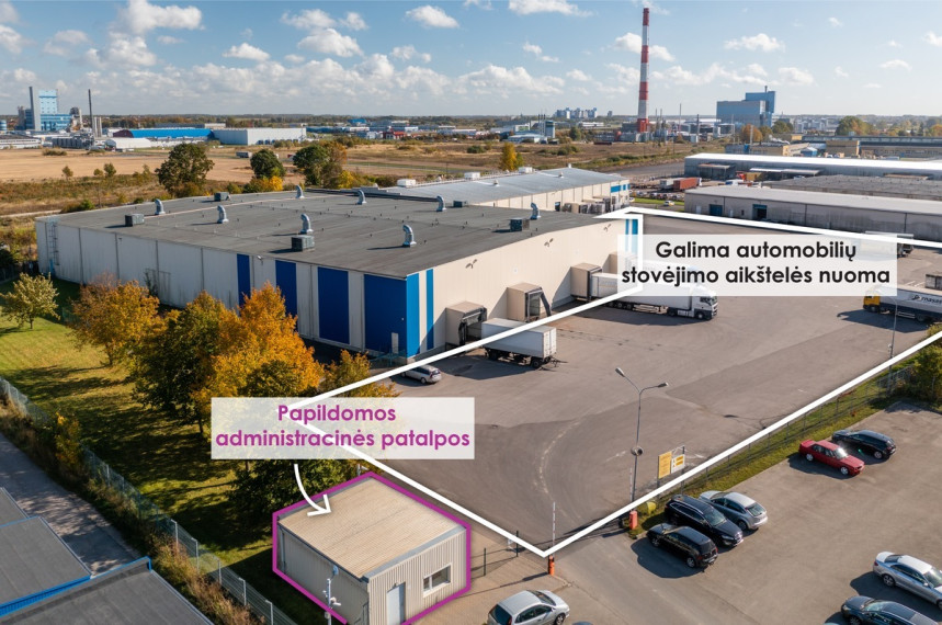 Nuomojamos kitos paskirties, sandėliavimo patalpos Svajonės g., Debrecenas, Klaipėdos m., Klaipėdos m. sav., 4254 m2 ploto 11