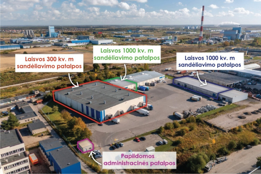 Nuomojamos kitos paskirties, sandėliavimo patalpos Svajonės g., Debrecenas, Klaipėdos m., Klaipėdos m. sav., 4254 m2 ploto 12