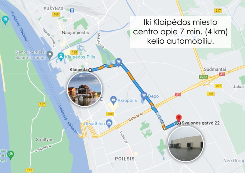 Nuomojamos kitos paskirties, sandėliavimo patalpos Svajonės g., Debrecenas, Klaipėdos m., Klaipėdos m. sav., 4254 m2 ploto 21