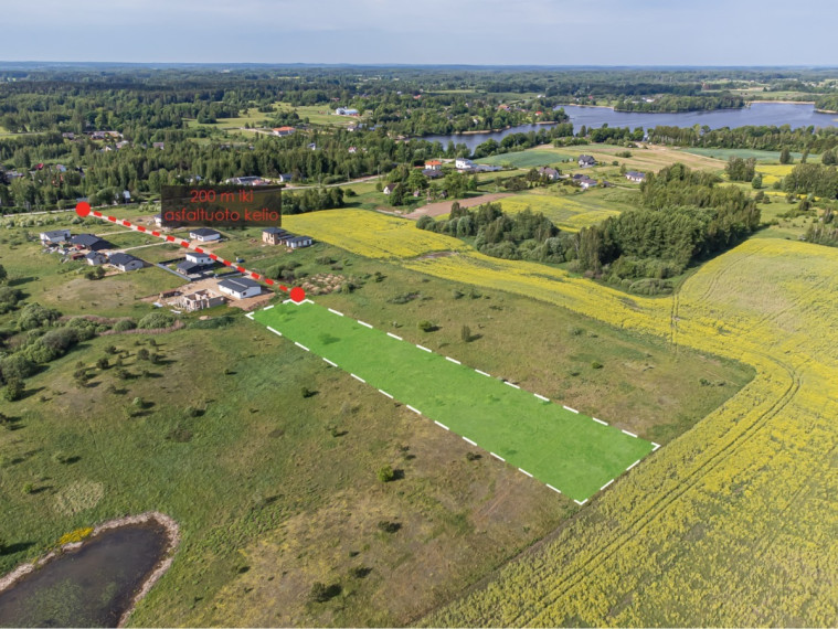 Parduodamas sklypas Lapių g., Užuežerės k., Vilniaus r. sav., 95.52 a ploto 6