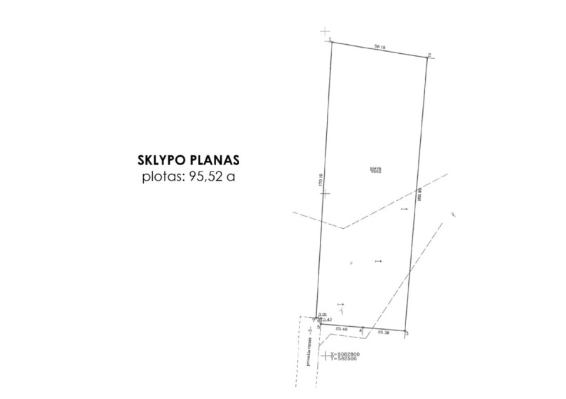 Parduodamas  sklypas Lapių g., Užuežerės k., Vilniaus r. sav., 95.52 a ploto 16