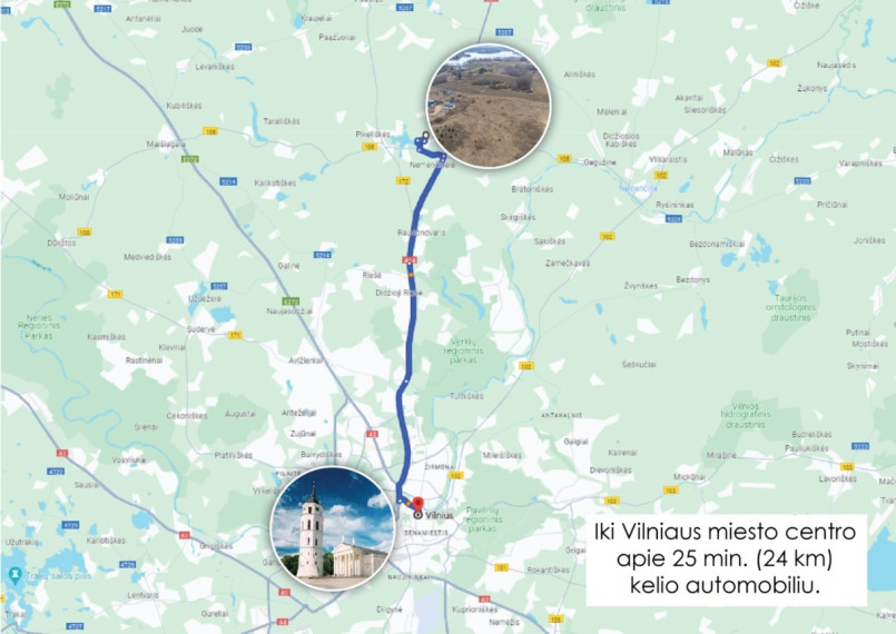 Parduodamas  sklypas Lapių g., Užuežerės k., Vilniaus r. sav., 95.52 a ploto 20
