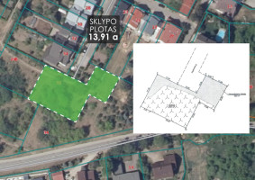 Parduodamas  sklypas Nadruvos g., Pilaitė, Vilniaus m., Vilniaus m. sav., 14 a ploto 15