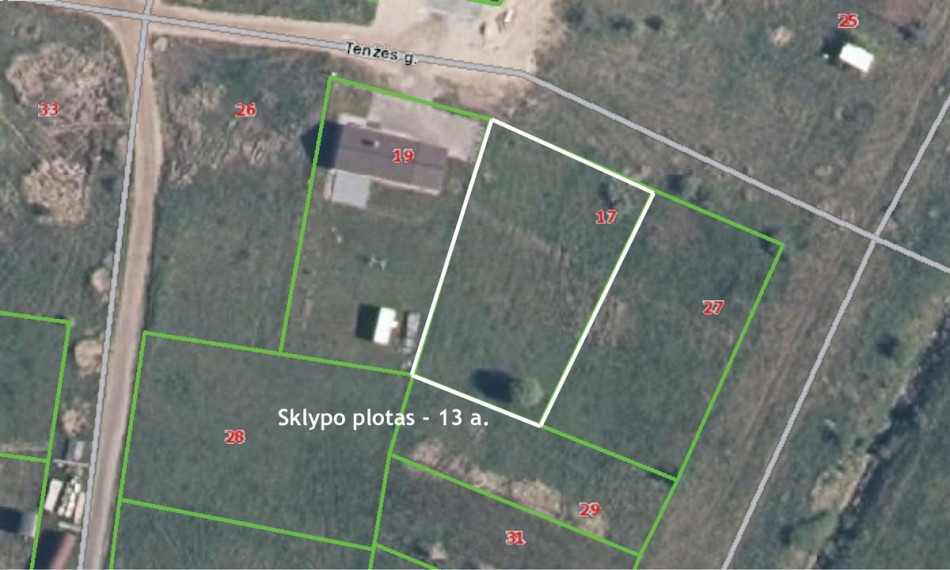 Parduodamas sklypas Palangos m., Palangos m. sav., 13 a ploto 1