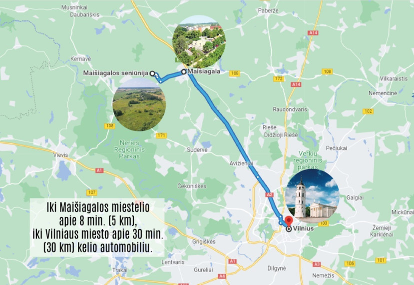 Parduodamas sklypas Maišiagalos mstl., Vilniaus r. sav., 376 a ploto 3