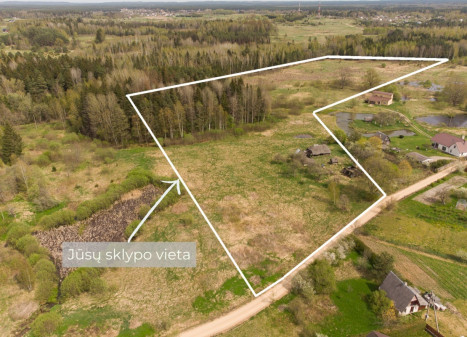 Parduodamas  sklypas Vilkiškių g., Vilkiškių k., Vilniaus r. sav., 820 a ploto