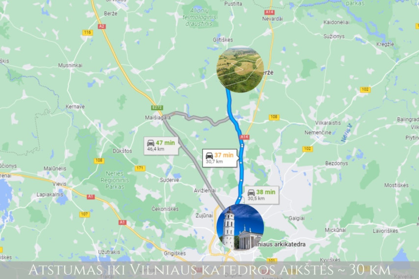 Parduodamas  sklypas Paberžės mstl., Vilniaus r. sav., 656 a ploto 17