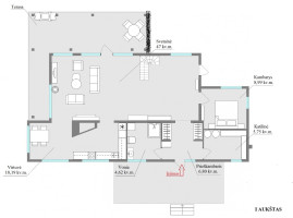 Parduodamas namas Riešės vs., Vilniaus r. sav., 182.6 m2 ploto, 2 aukštai 33