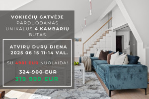 Parduodamas butas Vokiečių g., Senamiestis, Vilniaus m., Vilniaus m. sav., 83 m2 ploto, 4 kambariai 1