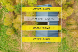 Parduodamas namas Ąžuolyno g., Nemėžio k., Vilniaus r. sav., 87.54 m2 ploto, 2 aukštai 10