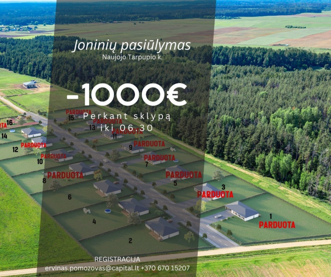 Parduodamas kitos paskirties sklypas Miško g., Naujojo Tarpupio k., Trakų r. sav., 20.37 a ploto 2