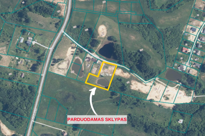 Parduodamas  sklypas Rusakalnio g., Vievininkų k., Elektrėnų sav., 42.76 a ploto 21