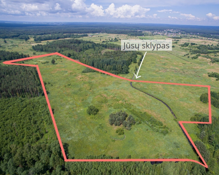 Parduodamas sklypas Ąžuolinės k., Vilniaus r. sav., 997.5 a ploto 1