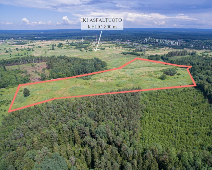 Parduodamas sklypas Ąžuolinės k., Vilniaus r. sav., 997.5 a ploto 3