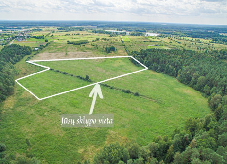 Parduodamas  sklypas Senojo Tarpupio k., Trakų r. sav., 411.79 a ploto