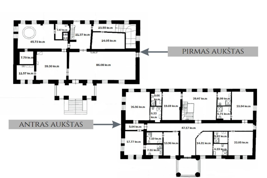 Parduodamas namas Pakalnės g., Bezdonių mstl., Vilniaus r. sav., 710.01 m2 ploto, 2 aukštai 35