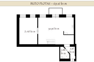 Parduodamas butas Polocko g., Užupis, Vilniaus m., Vilniaus m. sav., 134.68 m2 ploto, 4 kambariai 33