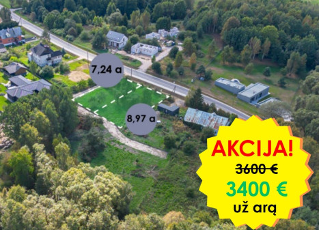 Parduodamas kitos paskirties sklypas Vėjo g., Pagiriai, Vilniaus m., Vilniaus m. sav., 8.97 a ploto