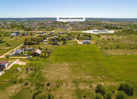 Parduodamas  sklypas Ugniažolių g., Ukmergės m., Ukmergės r. sav., 8.1 a ploto