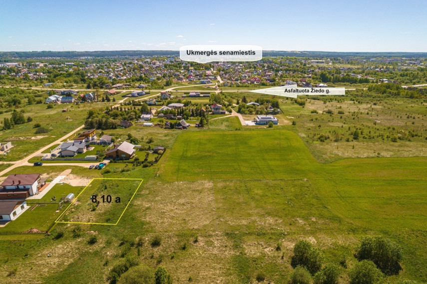 Parduodamas sklypas Ugniažolių g., Ukmergės m., Ukmergės r. sav., 8.1 a ploto 1