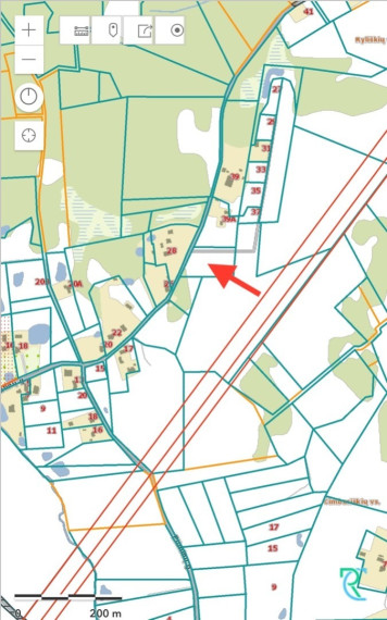 Parduodamas  sklypas Putinų g., Eitminų k., Vilniaus r. sav., 50 a ploto 8