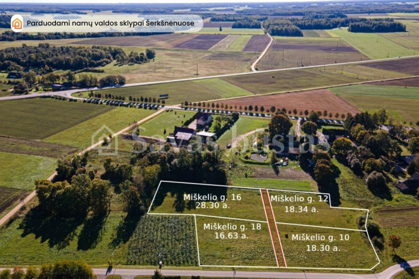 Parduodamas sklypas Šerkšnėnų k., Mažeikių r. sav., 16.63 a ploto 1
