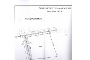 Parduodamas  sklypas Šerkšnėnų k., Mažeikių r. sav., 16.63 a ploto 5