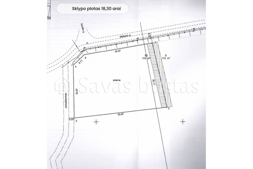 Parduodamas sklypas Šerkšnėnų k., Mažeikių r. sav., 16.63 a ploto 6