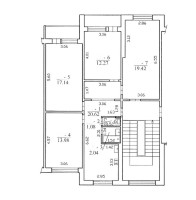 Parduodamas butas Gytarių g., Gytarai, Šiaulių m., Šiaulių m. sav., 86.55 m² ploto 4 kambariai 23
