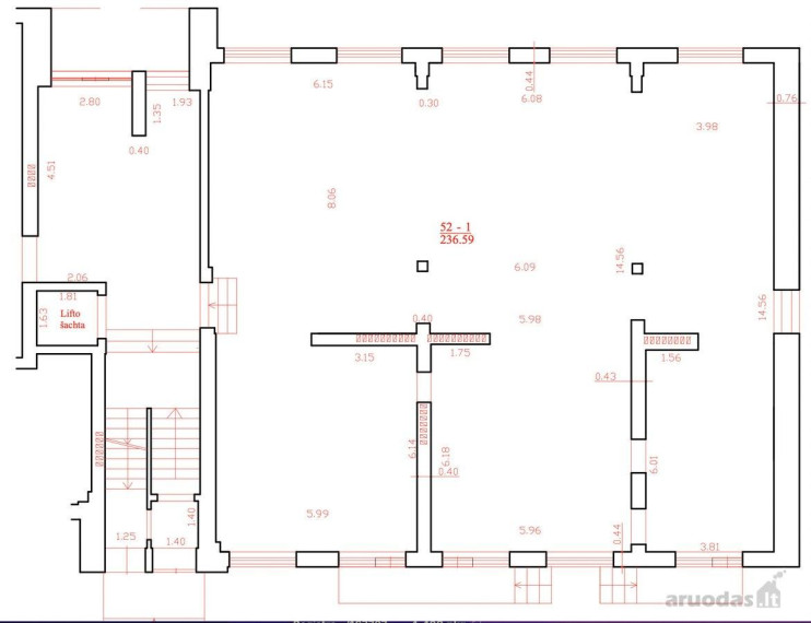 Parduodamos patalpos Taikos pr., Centras, Klaipėdos m., Klaipėdos m. sav., 500.00 m² ploto 24