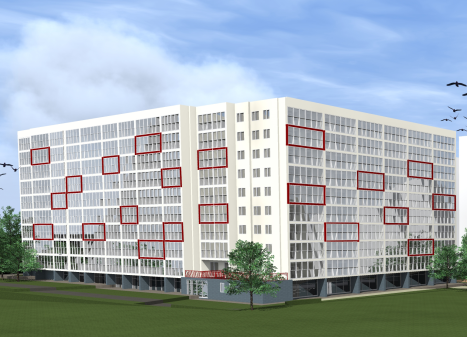 Parduodamas butas Leičių g., Pašilaičiai, Vilniaus m., Vilniaus m. sav., 45.46 m² ploto 2 kambariai