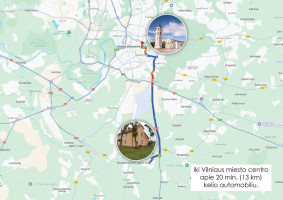 Parduodamas butas Europos Tarybos g., Kalviškių k., Vilniaus r. sav., 37.45 m2 ploto, 1 kambariai 20