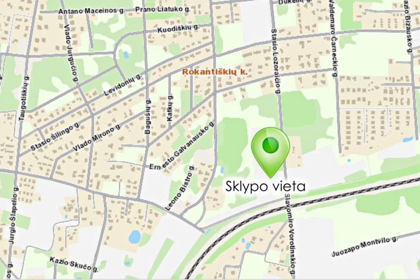 Parduodamas sklypas Stasio Lozoraičio g., Pavilnys, Vilniaus m., Vilniaus m. sav., 18 a ploto 6
