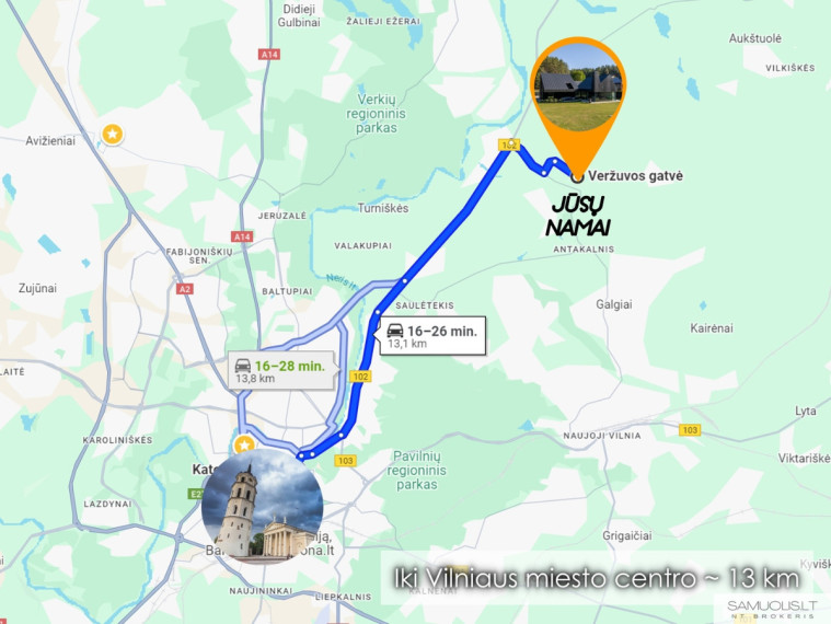 Parduodamas namas Veržuvos g., Antakalnis, Vilniaus m., Vilniaus m. sav., 172.66 m2 ploto, 2 aukštai 36