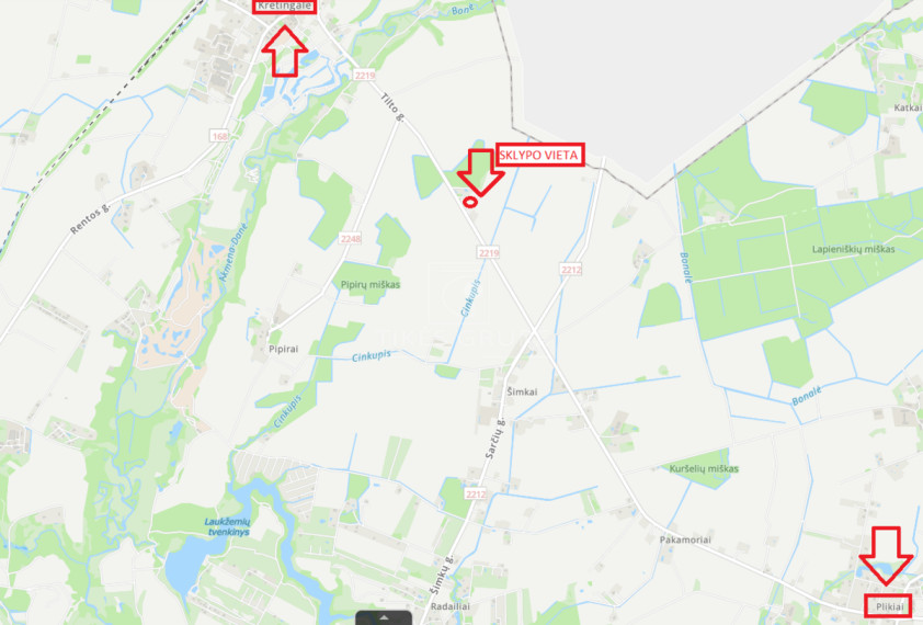 Parduodamas sklypas Sarčių k., Klaipėdos r. sav., 147 a ploto 3