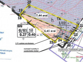 Parduodamas komercinės paskirties sklypas Sprudeikos g., Verduliai, Šiaulių m., Šiaulių m. sav., 13.89 a ploto 3