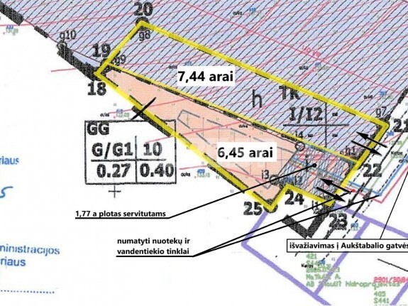 Parduodamas komercinės paskirties sklypas Sprudeikos g., Verduliai, Šiaulių m., Šiaulių m. sav., 13.89 a ploto 3