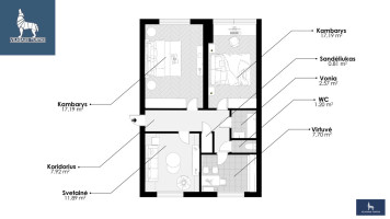 Parduodamas butas Žiburio g., Anykščių m., Anykščių r. sav., 63.1 m2 ploto, 3 kambariai 14