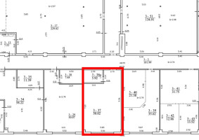 Nuomojamos administracinės patalpos Dariaus ir Girėno g., Naujininkai, Vilniaus m., Vilniaus m. sav., 55.94 m2 ploto 19