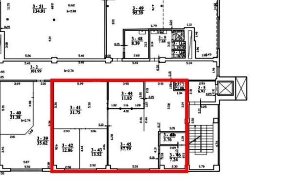 Nuomojamos administracinės patalpos Dariaus ir Girėno g., Naujininkai, Vilniaus m., Vilniaus m. sav., 135 m2 ploto 29